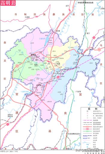 云南省各市州、县地图  -图16