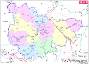 云南省各市州、县地图  -图35