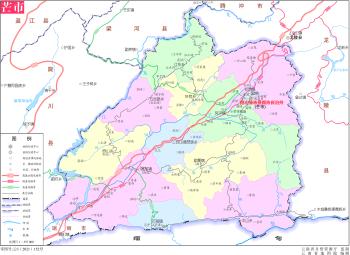 云南省各市州、县地图  -图54