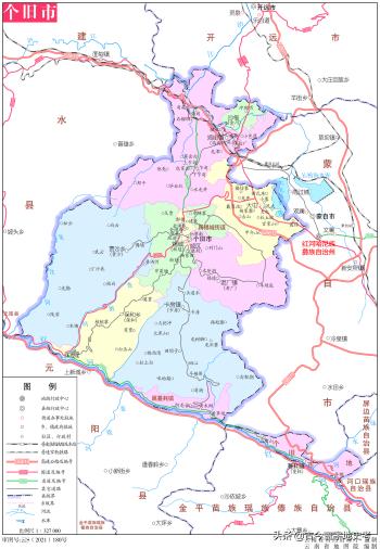 云南省各市州、县地图  -图62