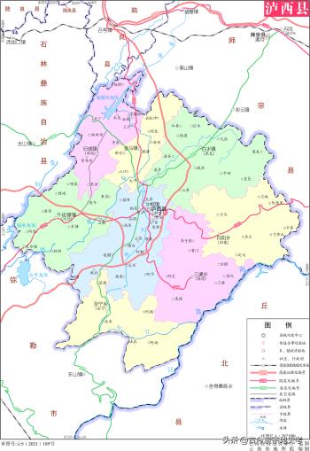 云南省各市州、县地图  -图68