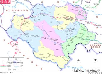 云南省各市州、县地图  -图69