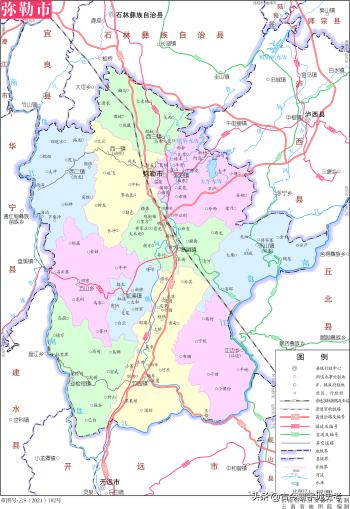 云南省各市州、县地图  -图71