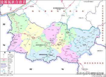 云南省各市州、县地图  -图81