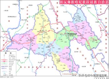 云南省各市州、县地图  -图104