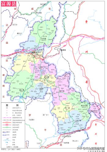 云南省各市州、县地图  -图106