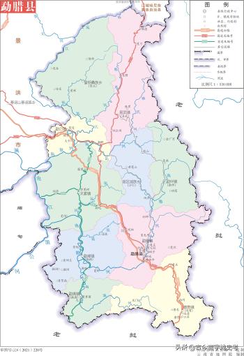 云南省各市州、县地图  -图127