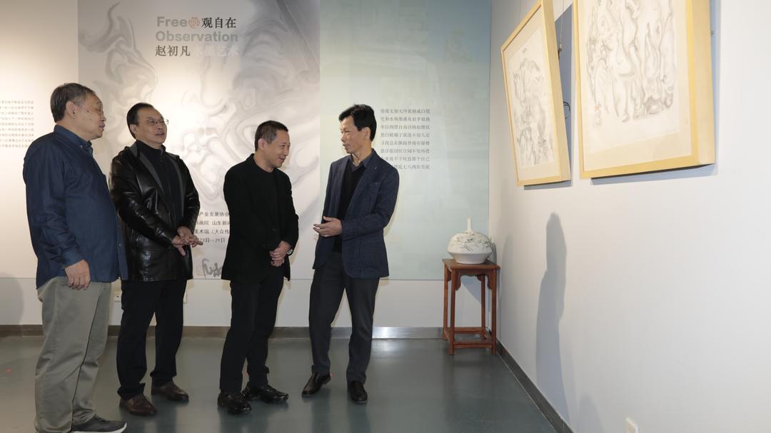 “观自在——赵初凡水墨艺术展”11月23日在山东新闻美术馆开幕  -图9